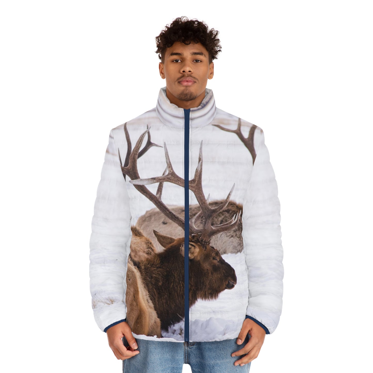 Men's Puffer Jacket (AOP)