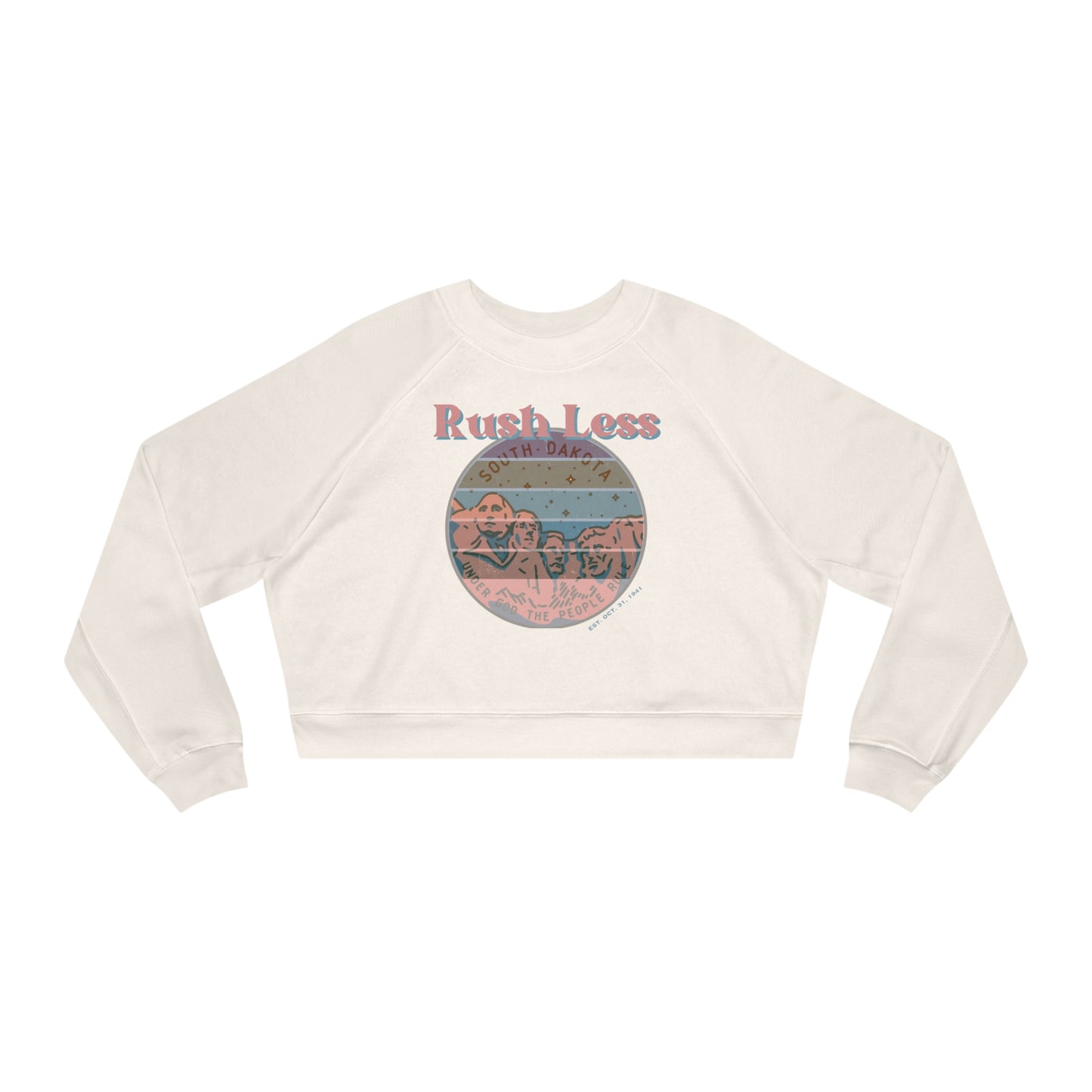 Cropped Pullover with 1980's + attitude - A laid back attitude!