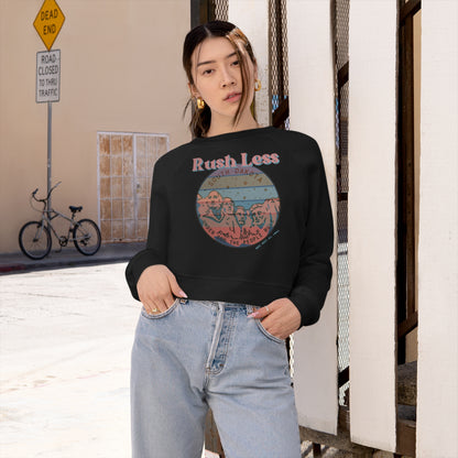 Cropped Pullover with 1980's + attitude - A laid back attitude!